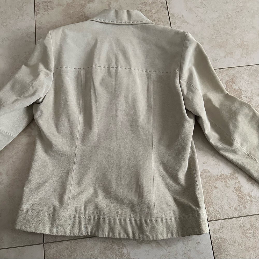 Vintage suede leather jacket - Picture 8 of 11